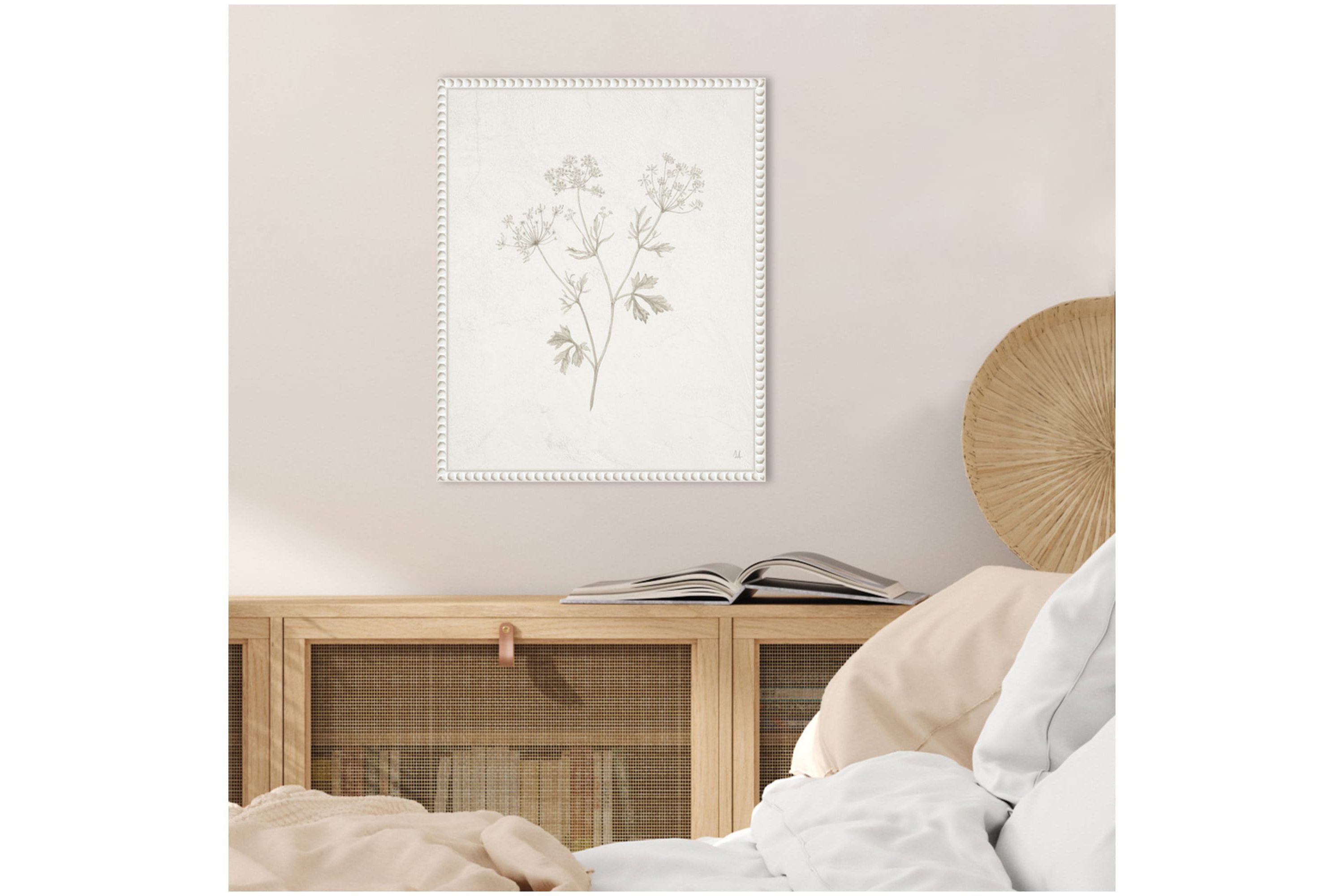 Plants from the Meadow IV Framed Canvas Wall Art Print