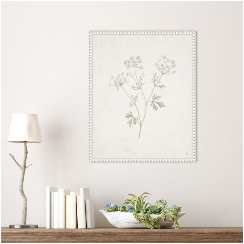 Plants from the Meadow IV Framed Canvas Wall Art Print