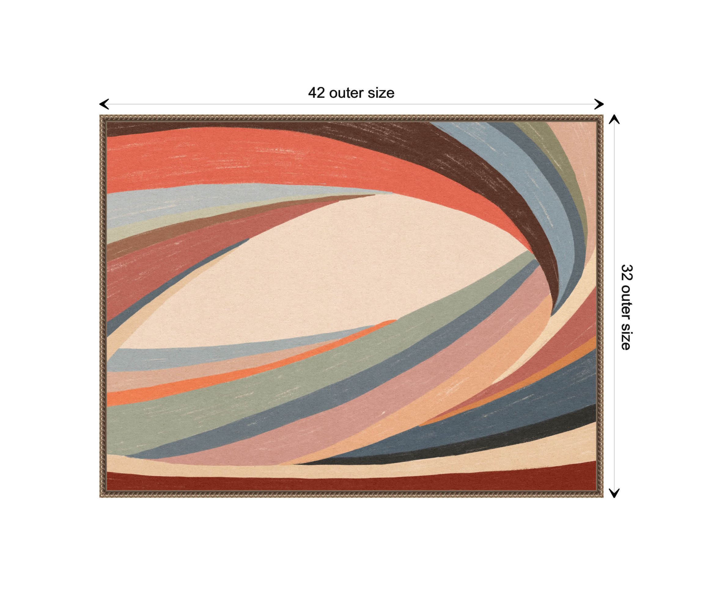 Tunnel Vision Framed Canvas Wall Art Print