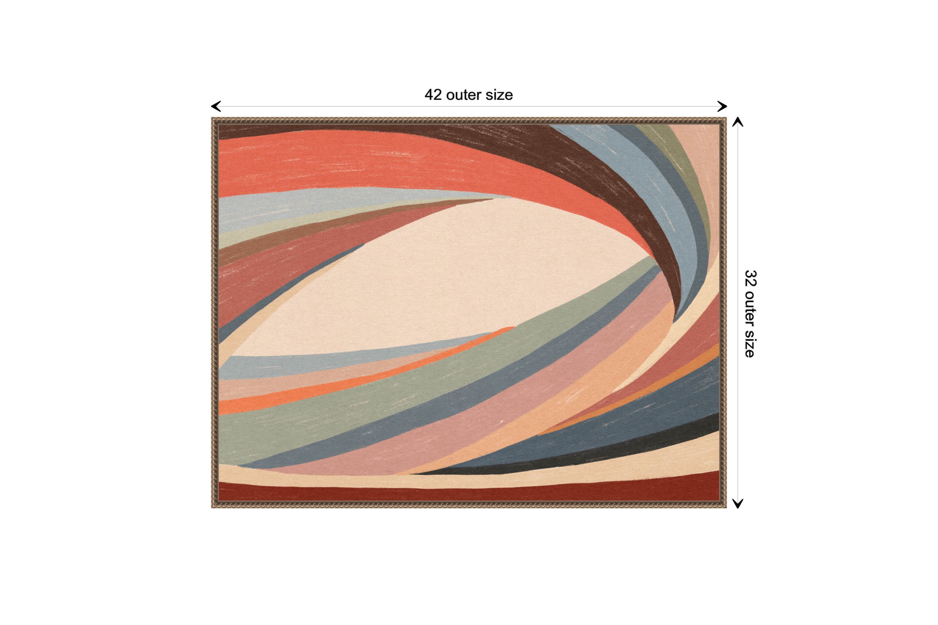 Tunnel Vision Framed Canvas Wall Art Print