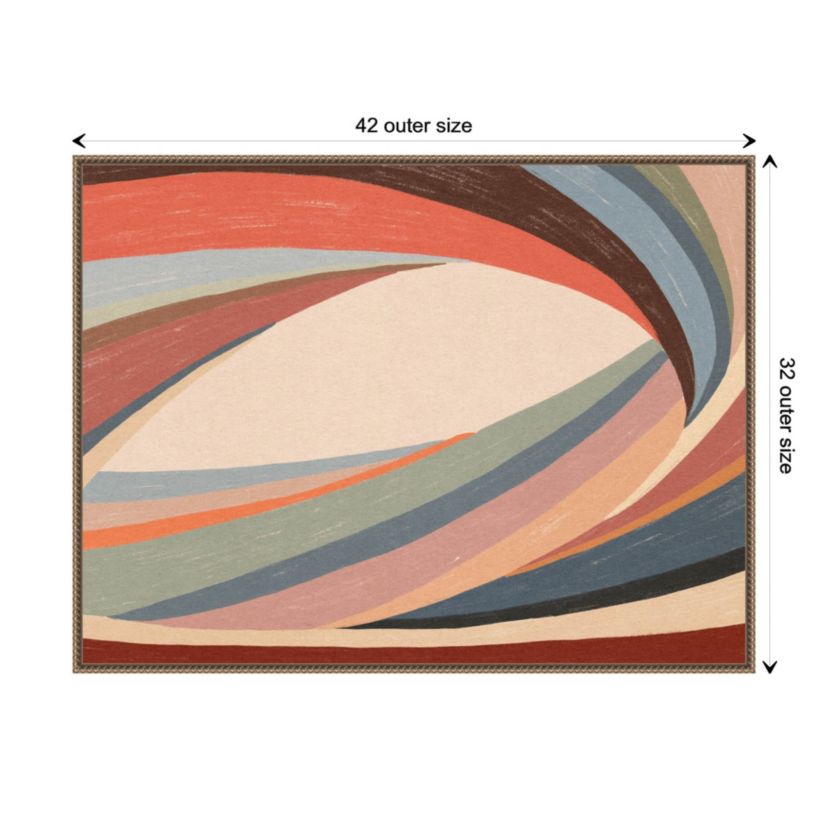 Tunnel Vision Framed Canvas Wall Art Print