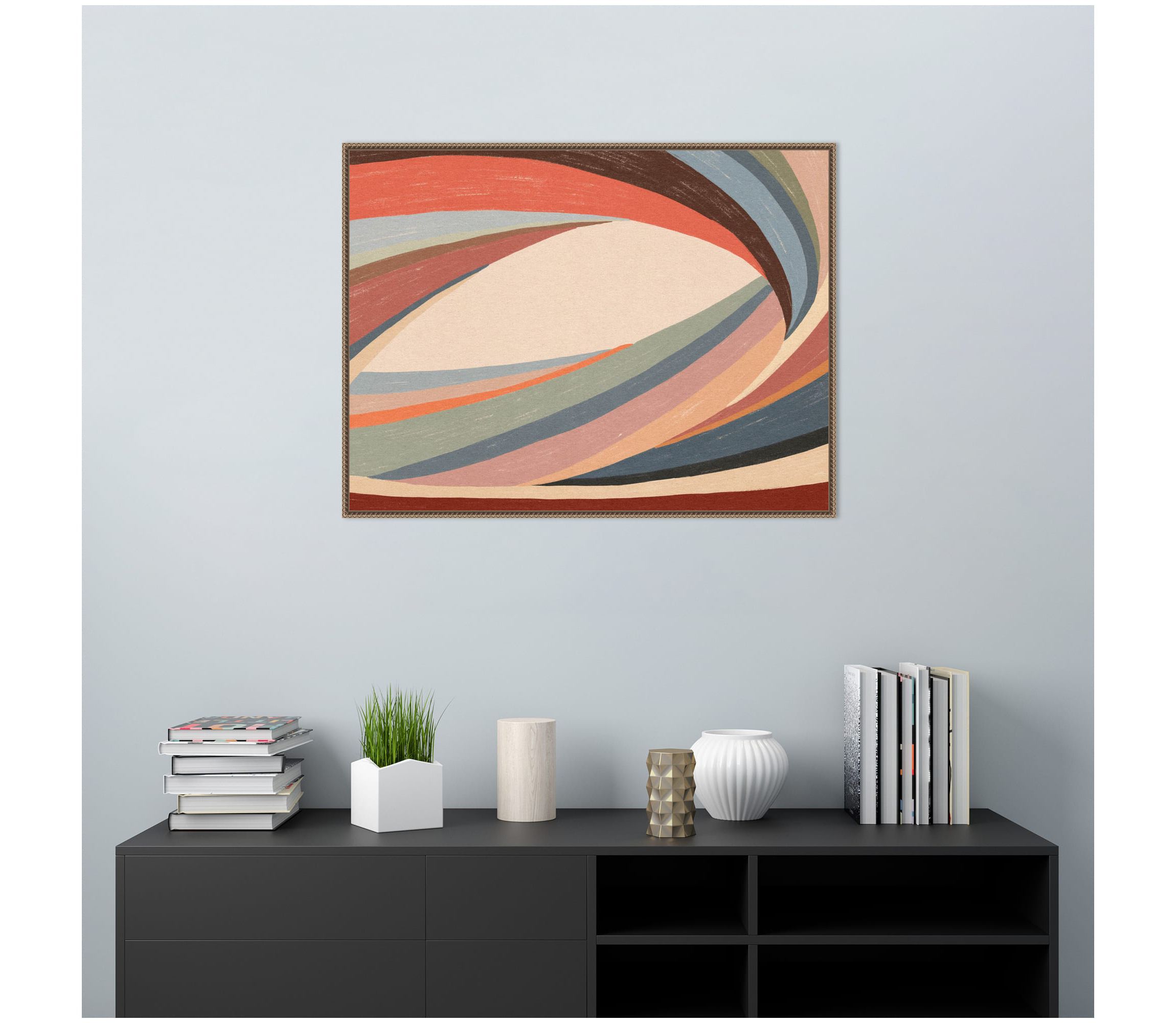 Tunnel Vision Framed Canvas Wall Art Print