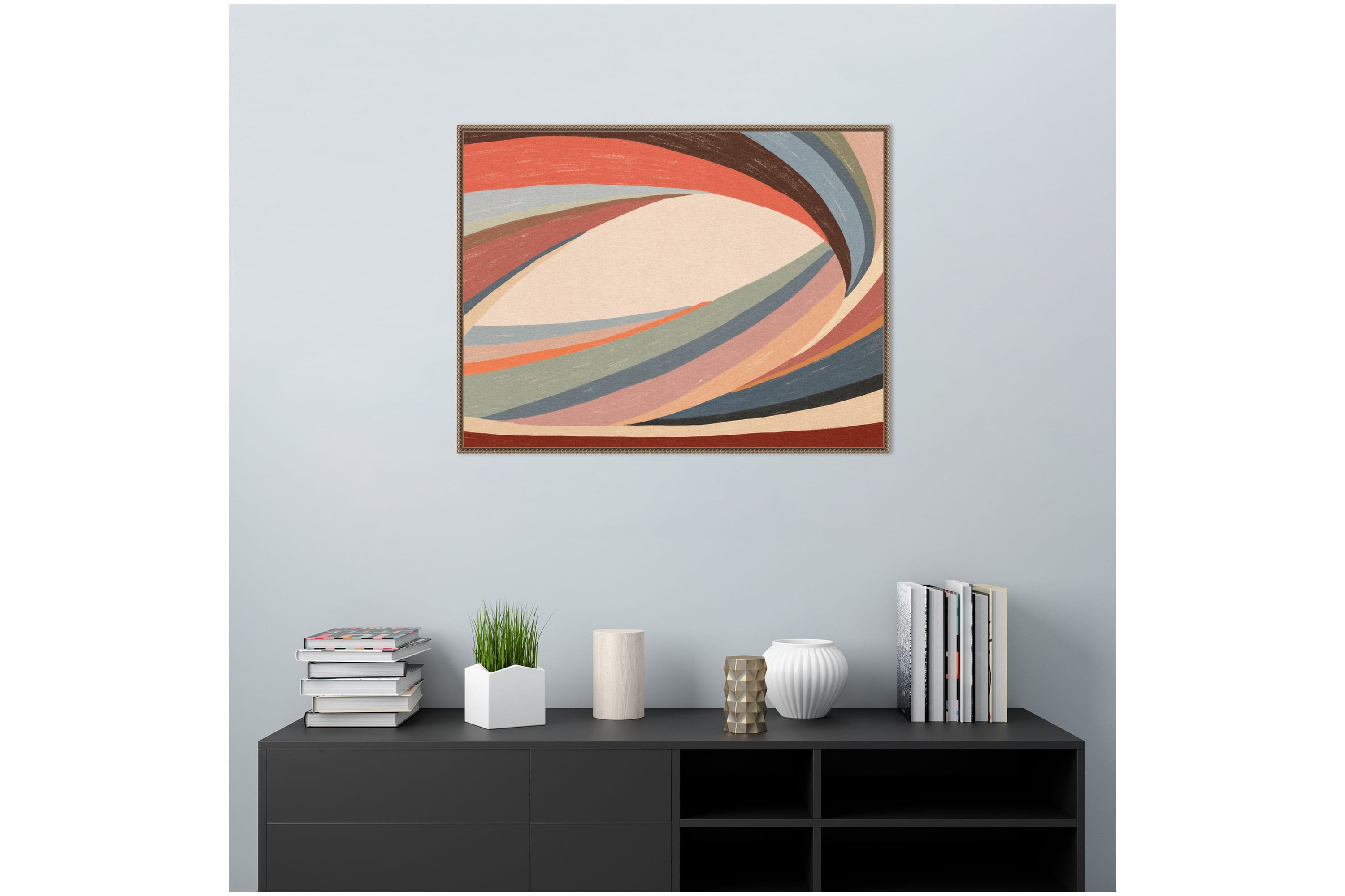 Tunnel Vision Framed Canvas Wall Art Print