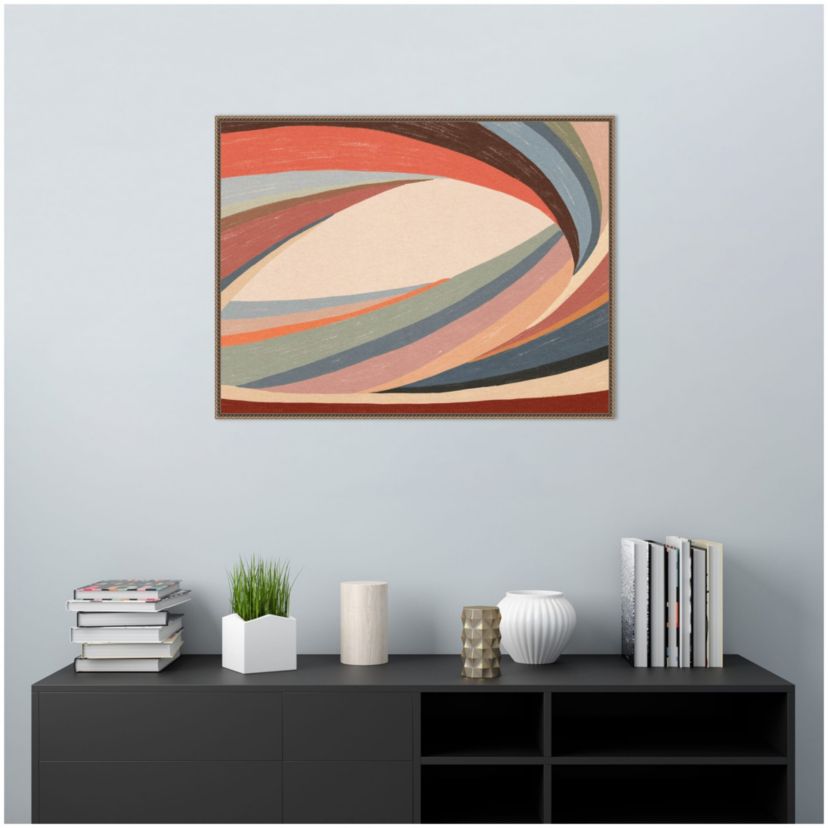 Tunnel Vision Framed Canvas Wall Art Print