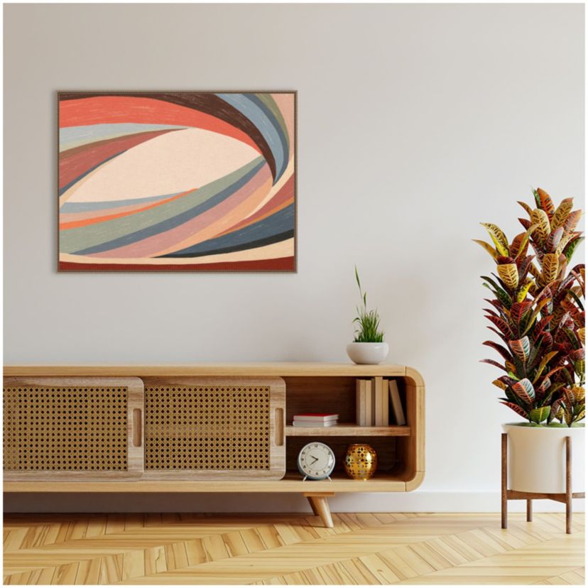 Tunnel Vision Framed Canvas Wall Art Print