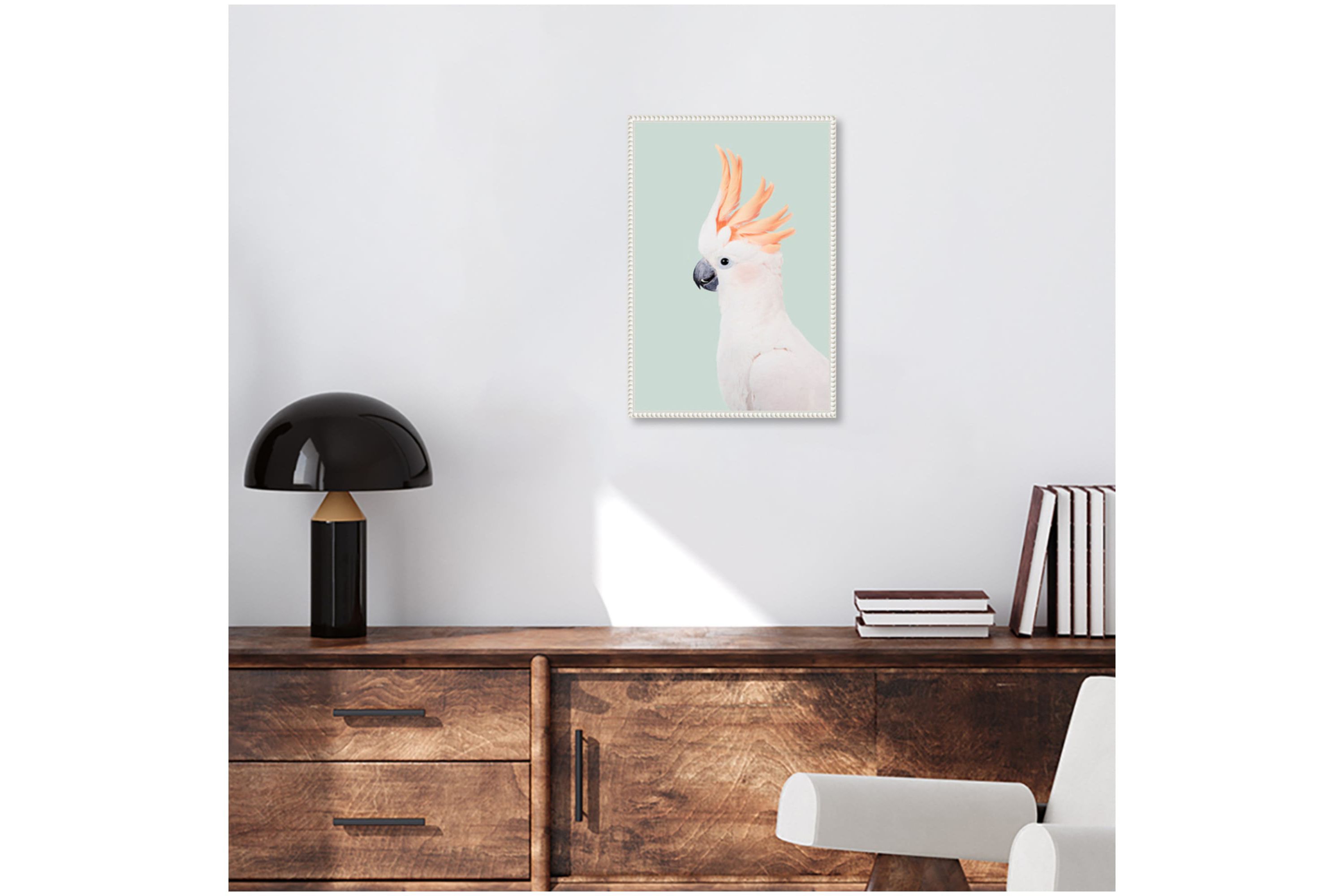 Cockatoo Framed Canvas Wall Art Print
