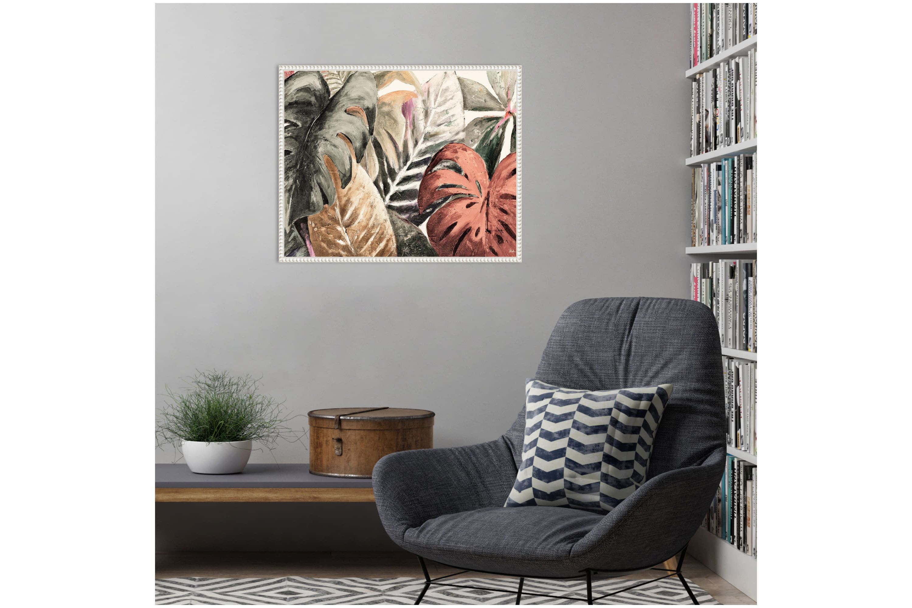 Neutral Mystic Garden II Framed Canvas Wall Art Print