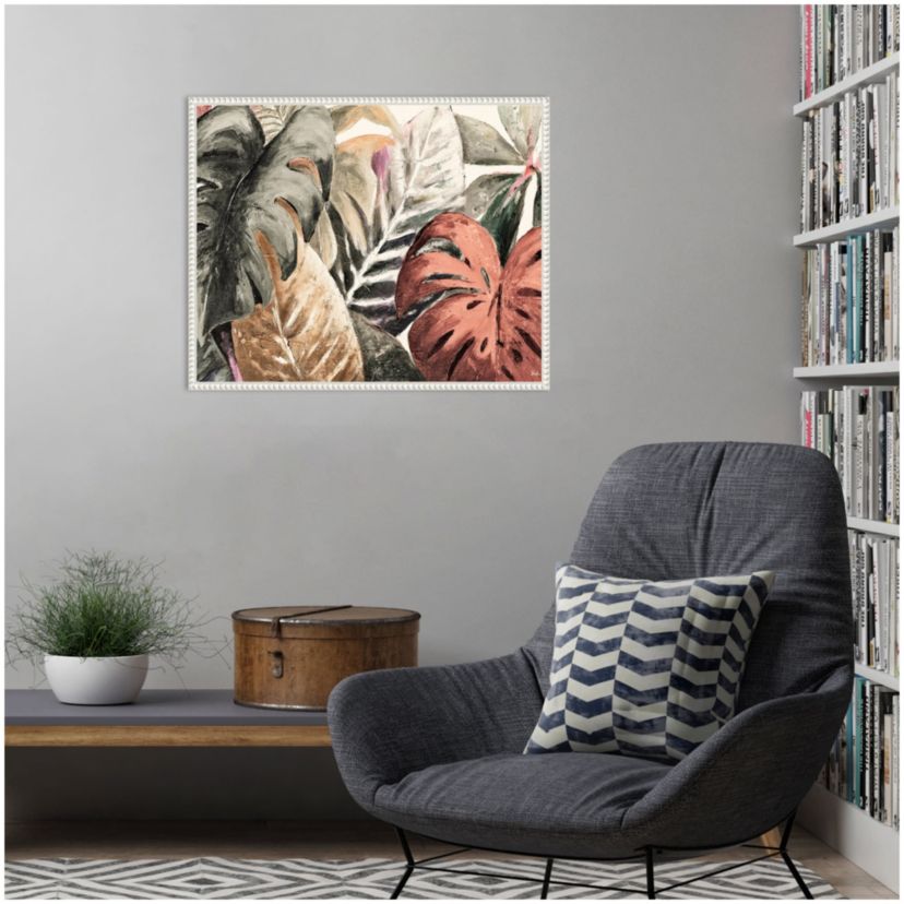 Neutral Mystic Garden II Framed Canvas Wall Art Print