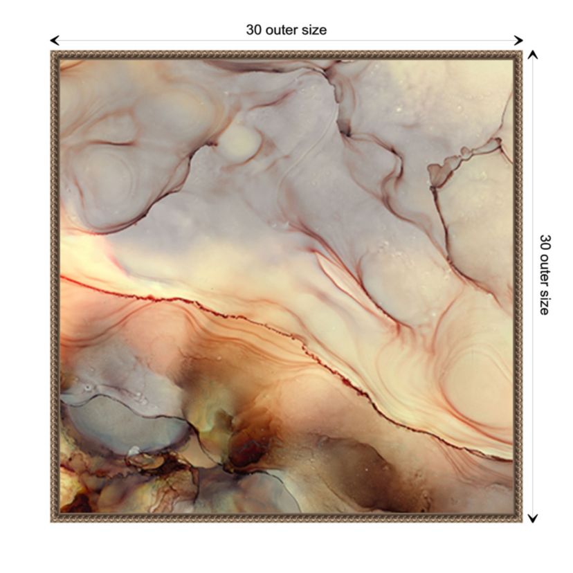 Desert Hues Framed Canvas Wall Art Print