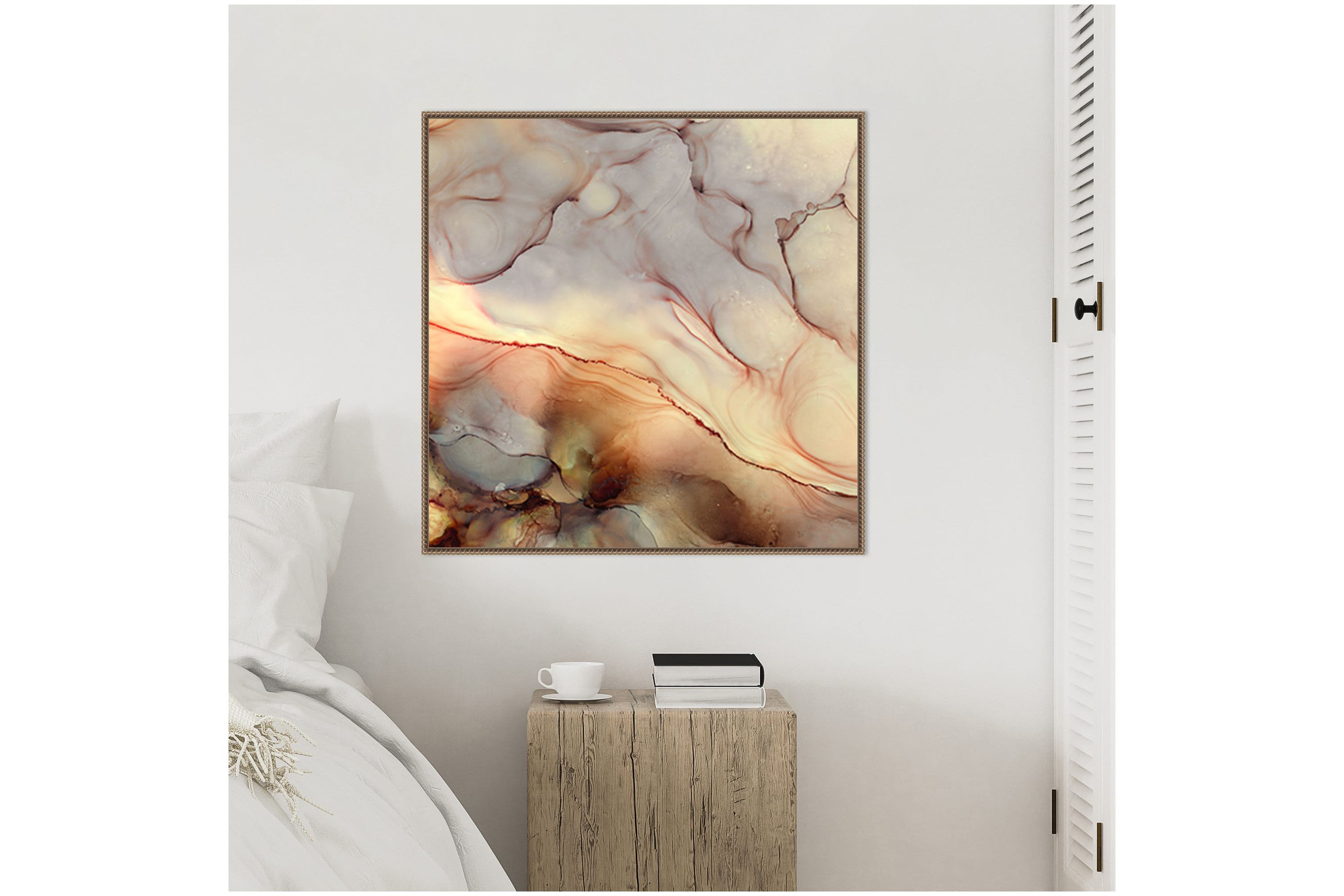 Desert Hues Framed Canvas Wall Art Print