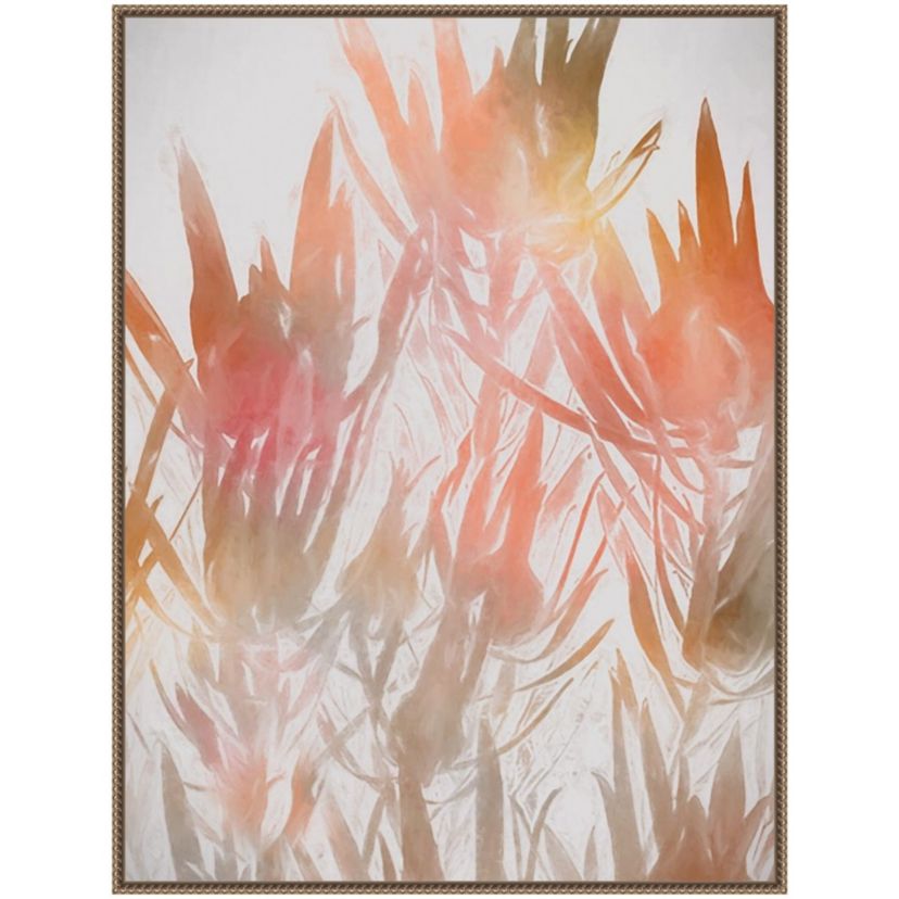 Inca Gold II Framed Canvas Wall Art Print