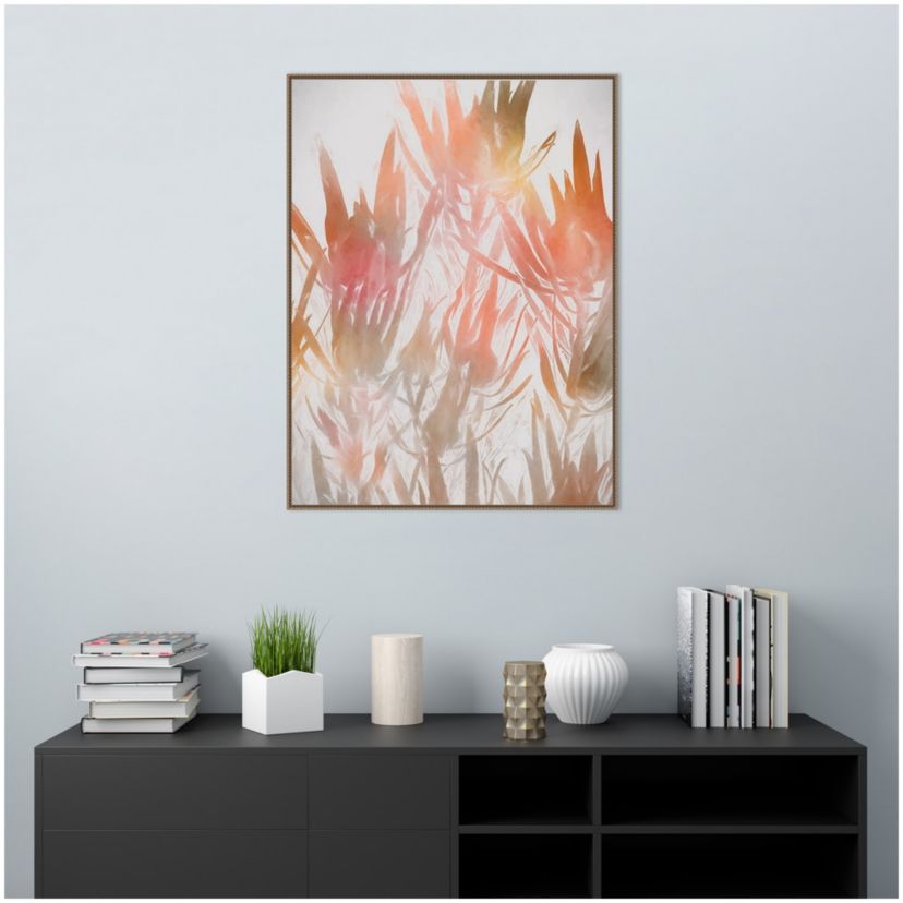 Inca Gold II Framed Canvas Wall Art Print