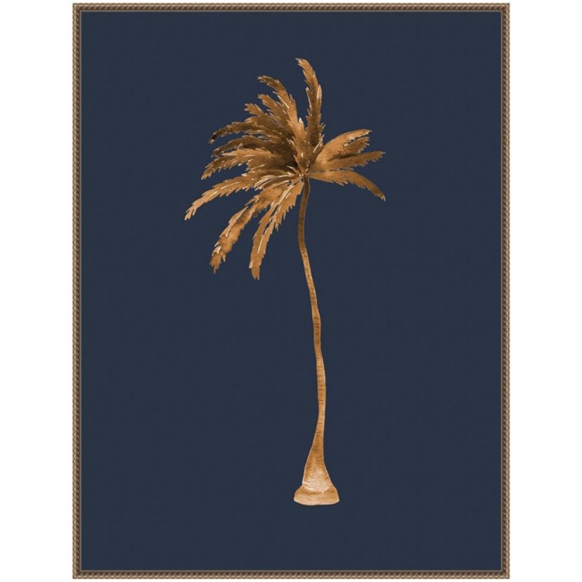 Golden Palm IIII Framed Canvas Wall Art Print