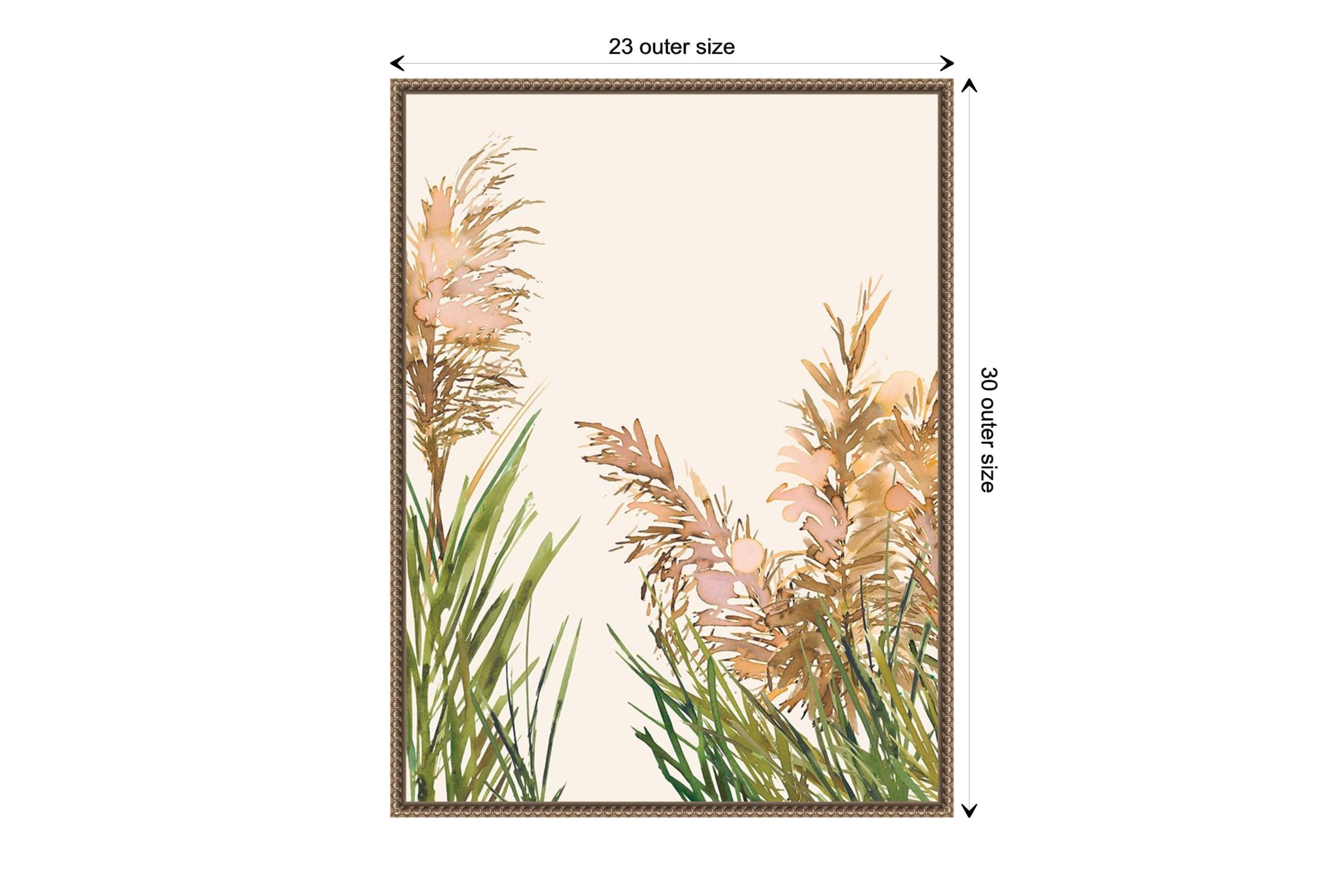 Fields of Gold I Poster Framed Canvas Wall Art Print
