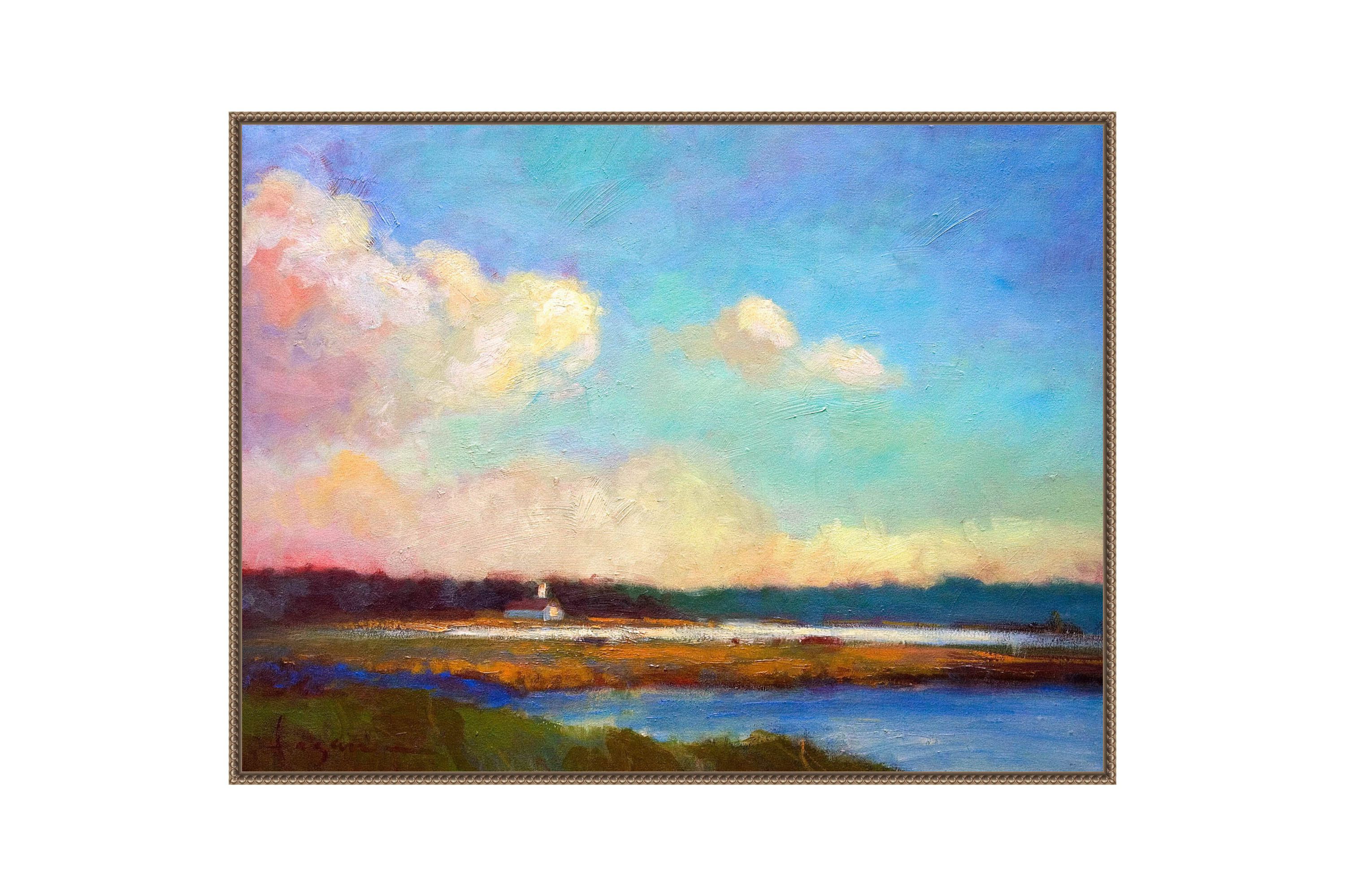 Evening Mystery Framed Canvas Wall Art Print