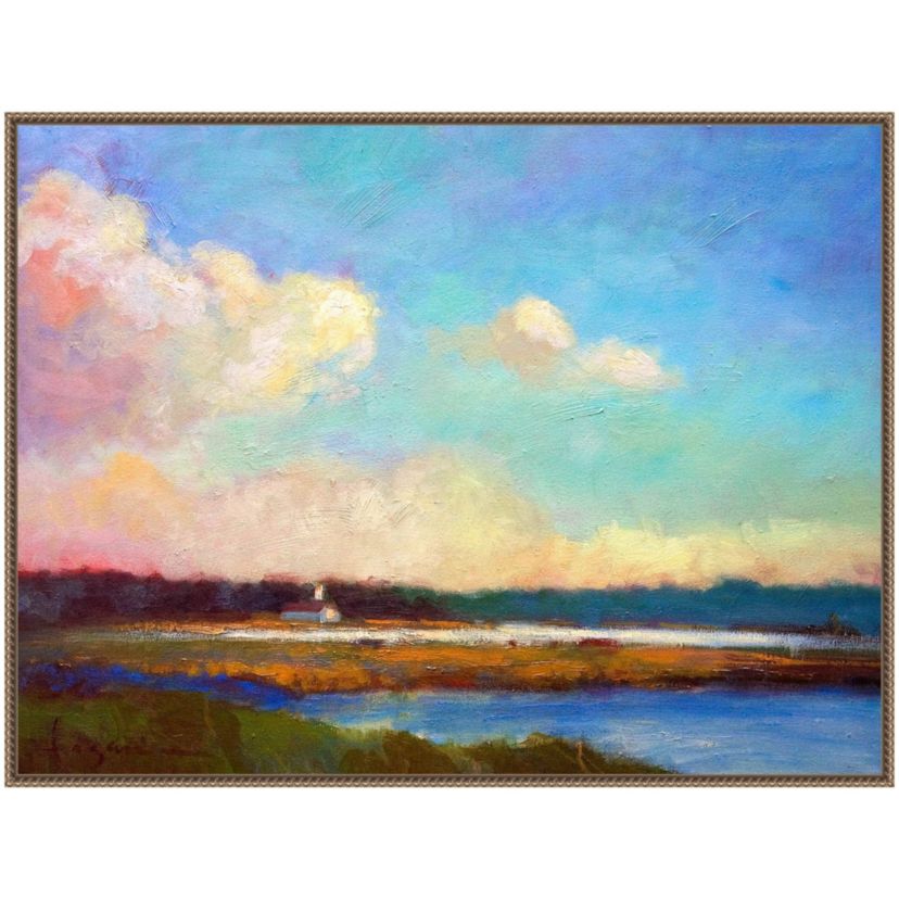 Evening Mystery Framed Canvas Wall Art Print