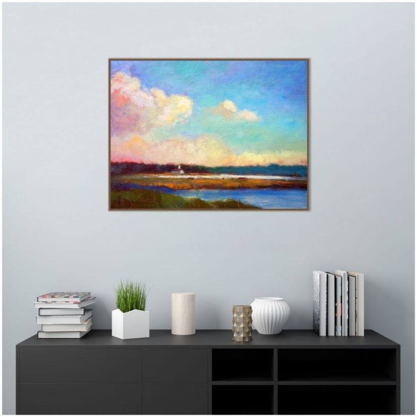 Evening Mystery Framed Canvas Wall Art Print