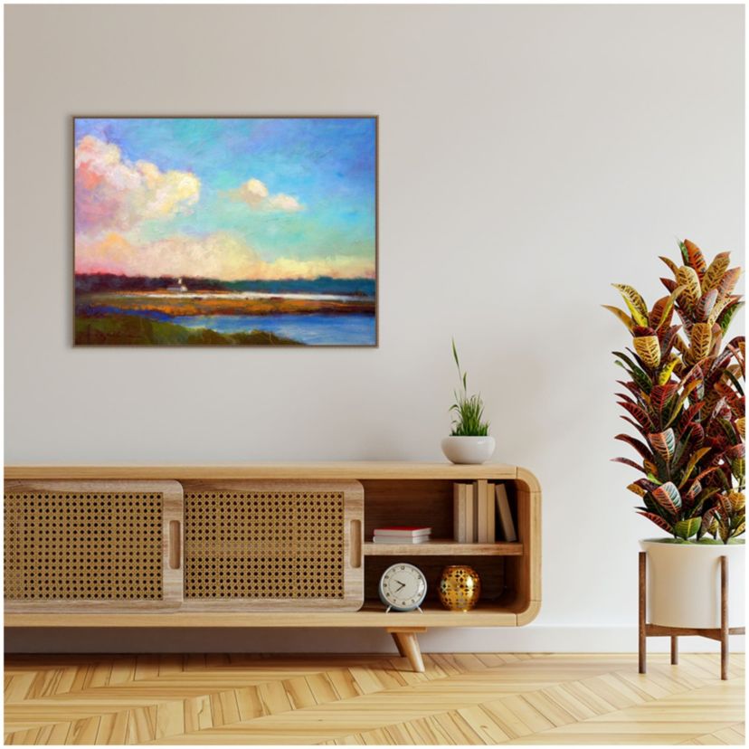 Evening Mystery Framed Canvas Wall Art Print