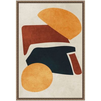 Belk Amanti Art Earth Tone Framed Canvas Wall Art Print