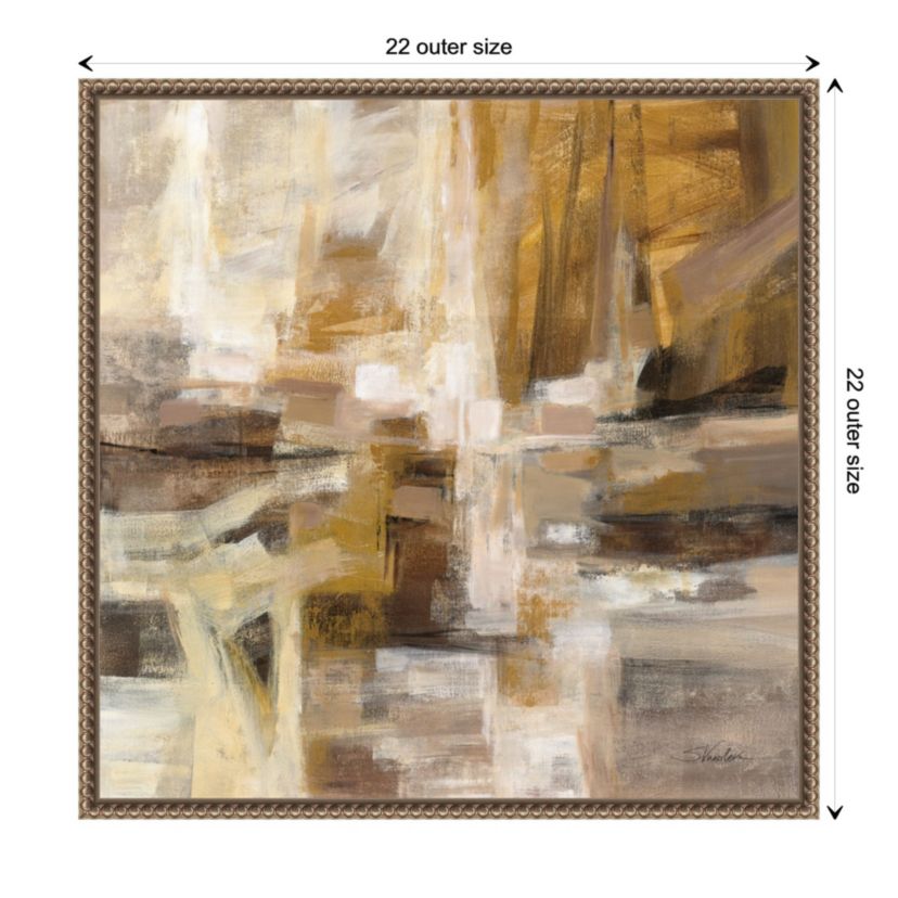 October Sunshine Framed Canvas Wall Art Print