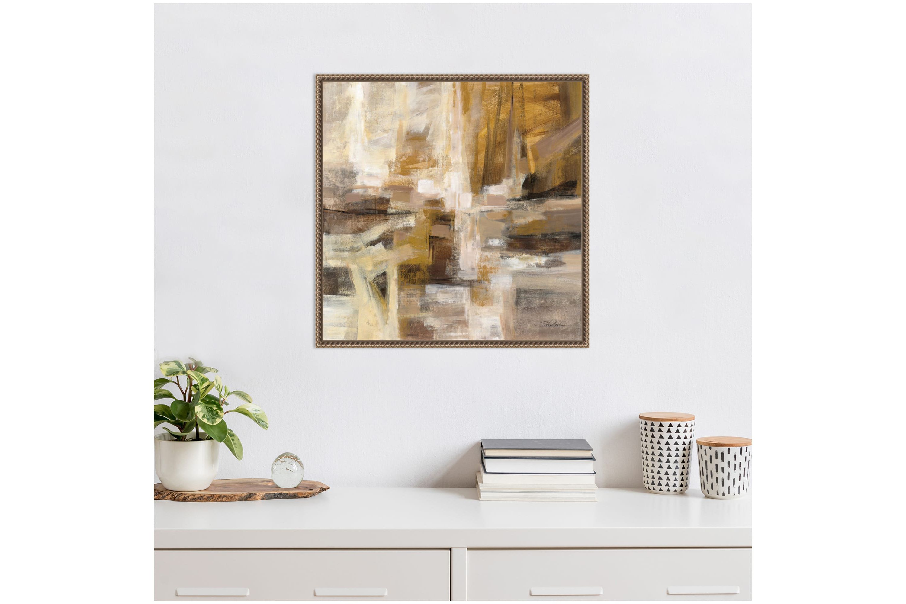 October Sunshine Framed Canvas Wall Art Print