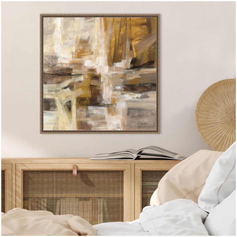 October Sunshine Framed Canvas Wall Art Print