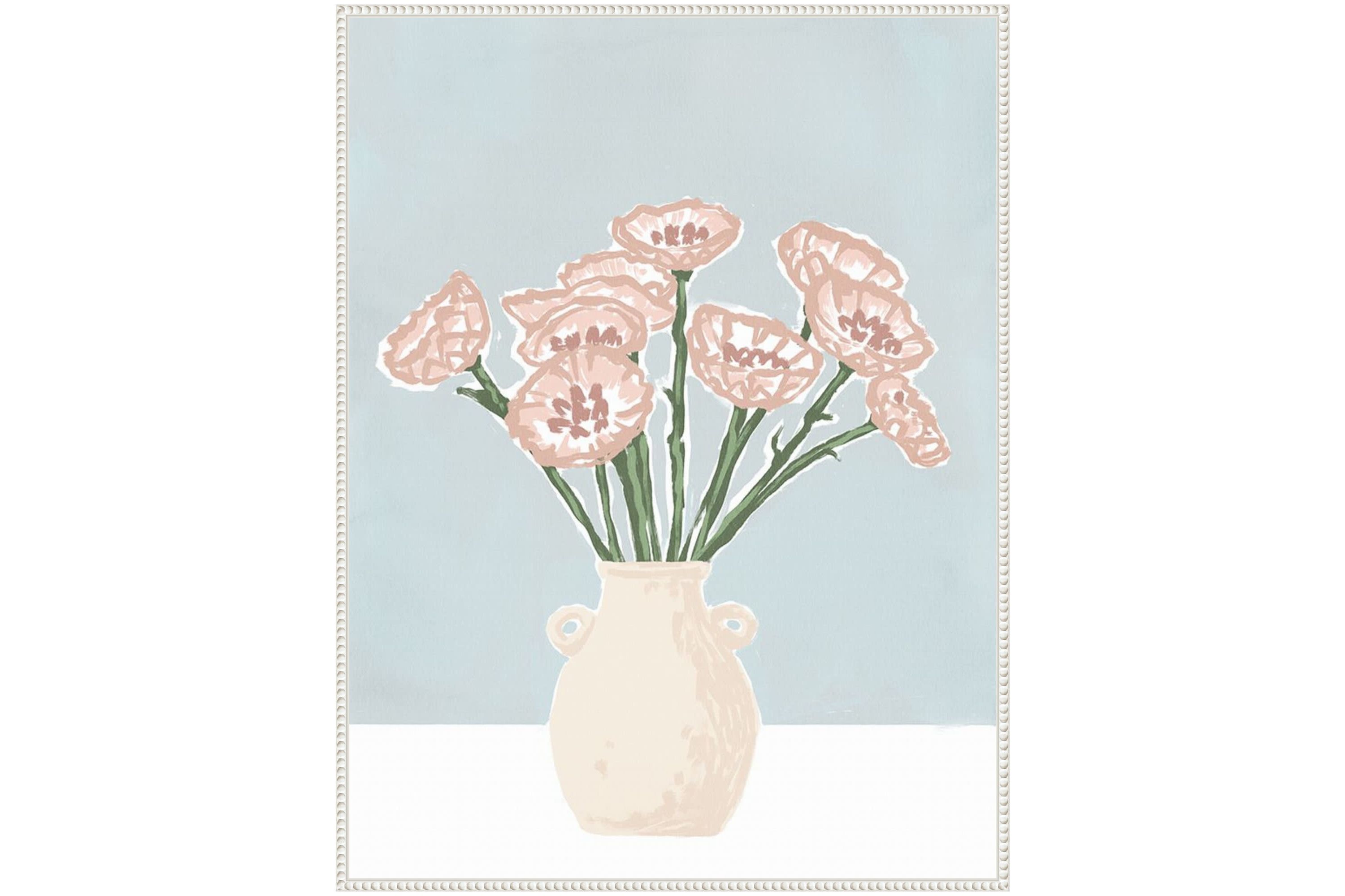 Renewed Bouquet II Framed Canvas Wall Art Print