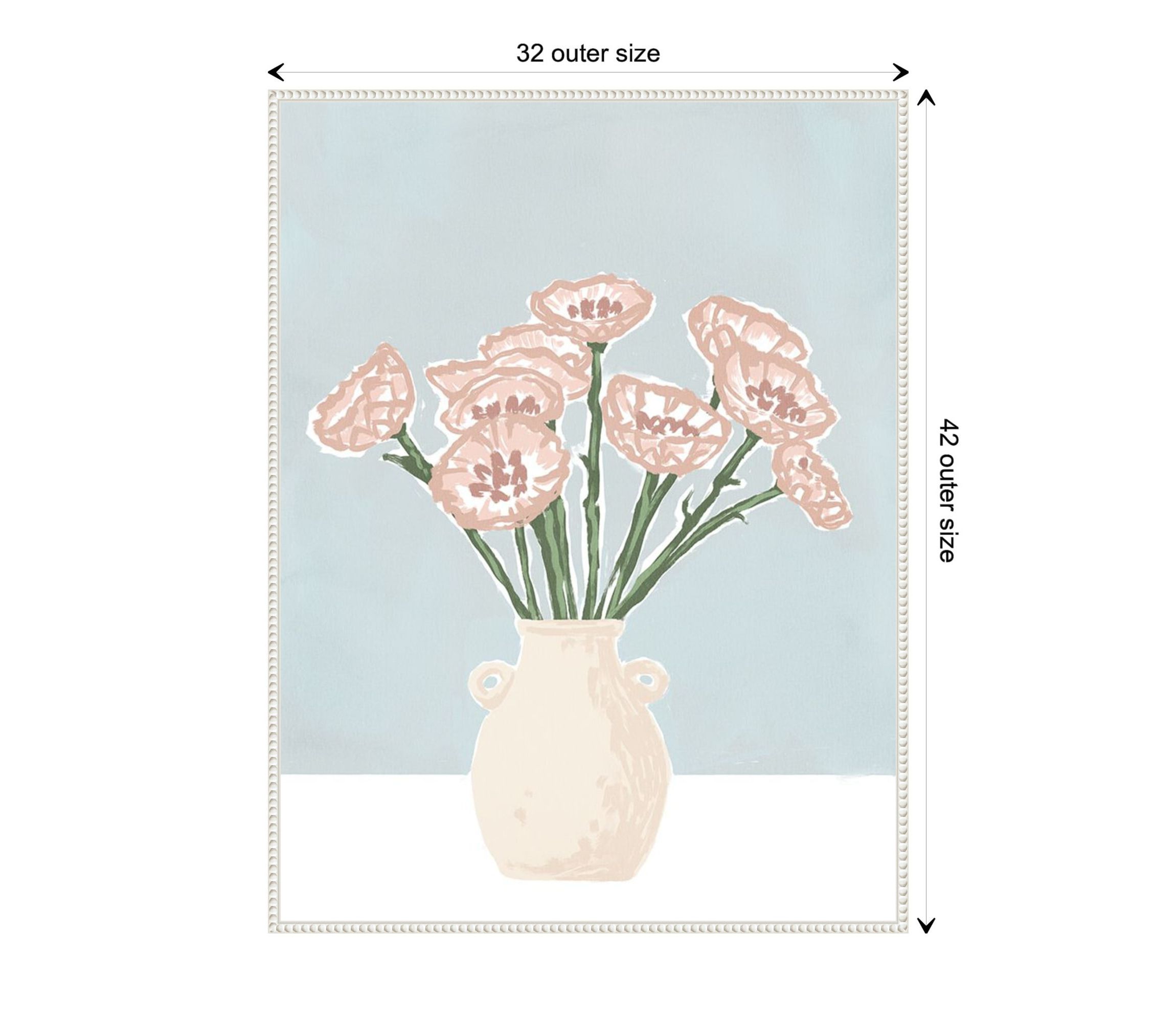 Renewed Bouquet II Framed Canvas Wall Art Print
