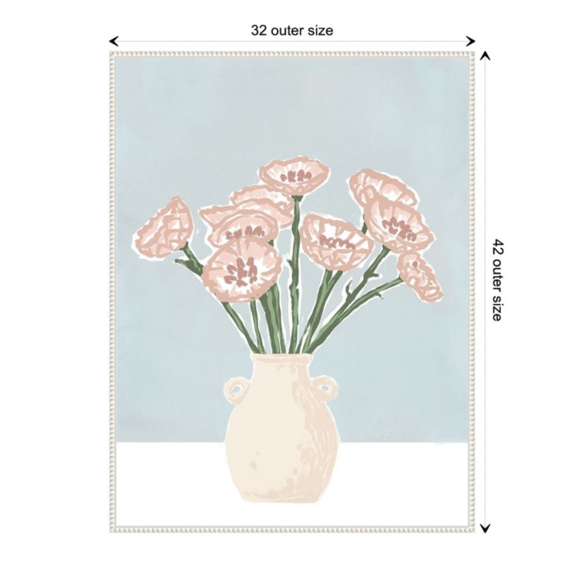 Renewed Bouquet II Framed Canvas Wall Art Print