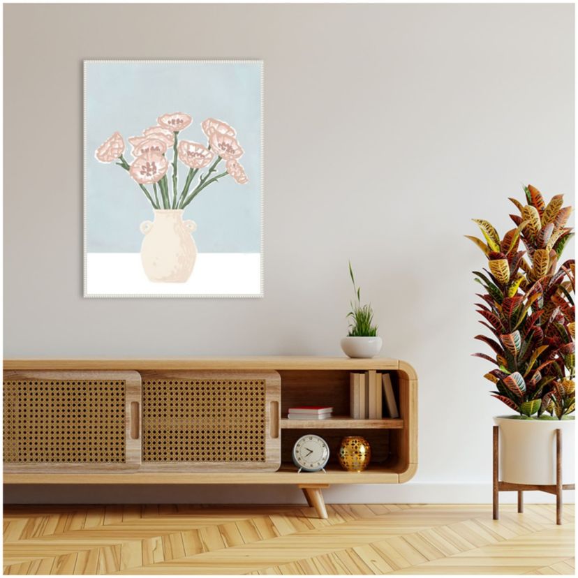 Renewed Bouquet II Framed Canvas Wall Art Print