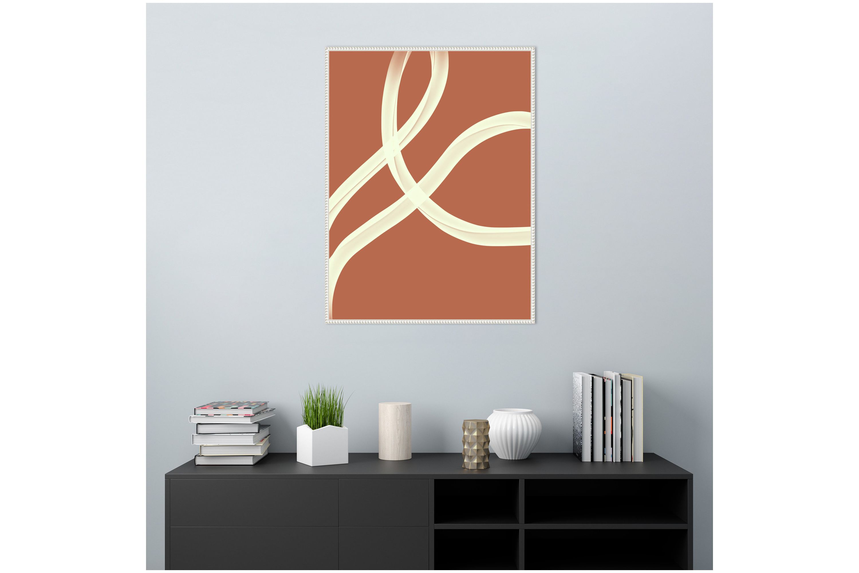 Uxor Framed Canvas Wall Art Print