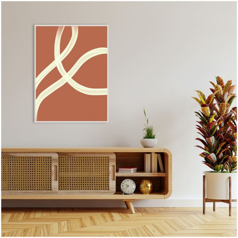 Uxor Framed Canvas Wall Art Print
