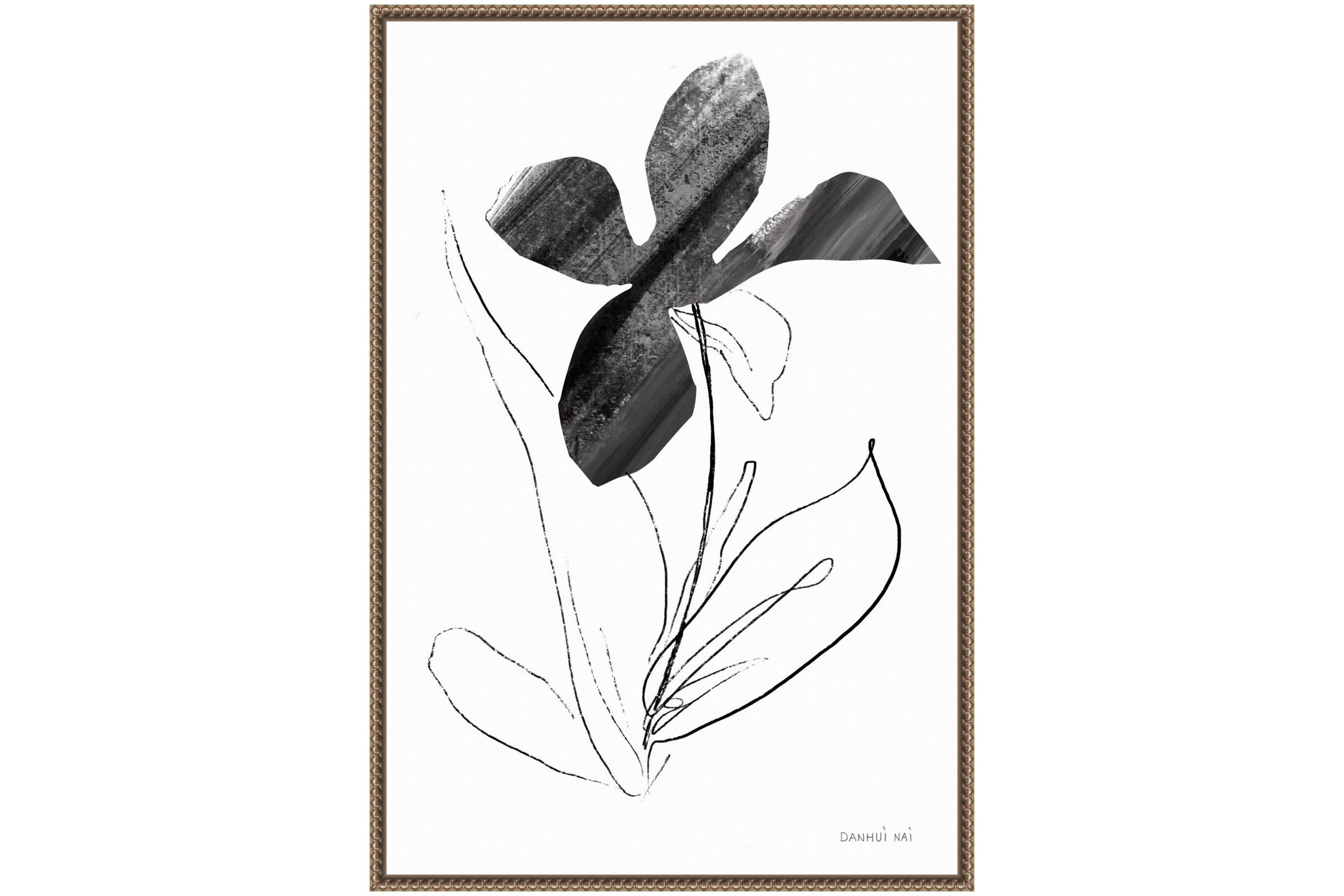 Paradise Plants II Framed Canvas Wall Art Print
