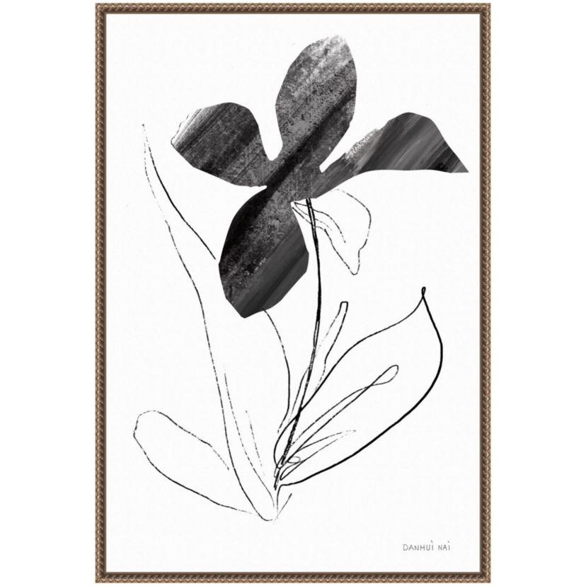 Paradise Plants II Framed Canvas Wall Art Print