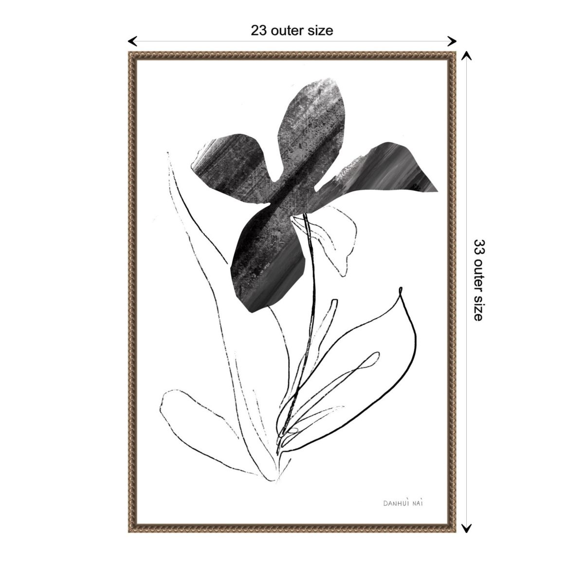 Paradise Plants II Framed Canvas Wall Art Print
