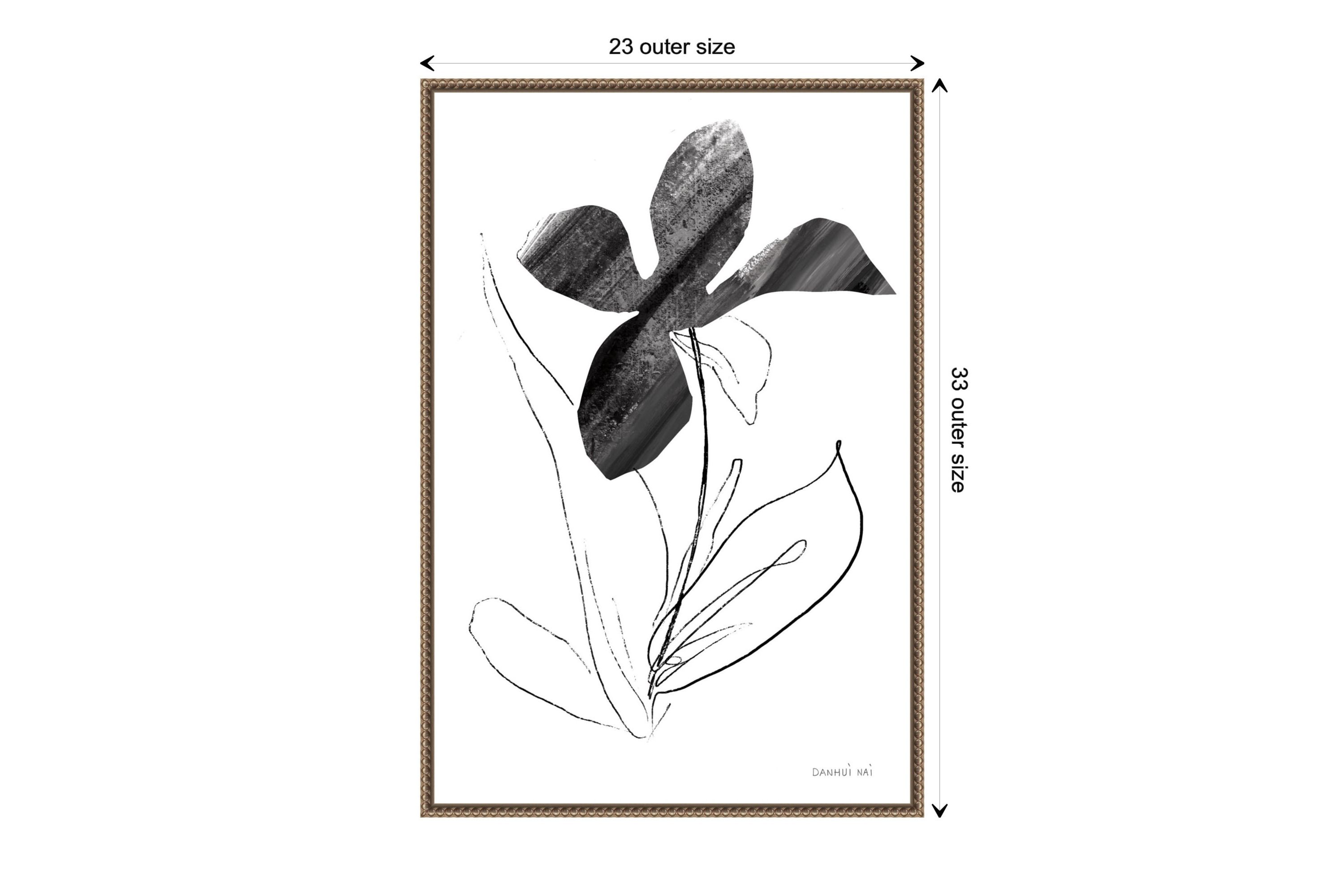 Paradise Plants II Framed Canvas Wall Art Print