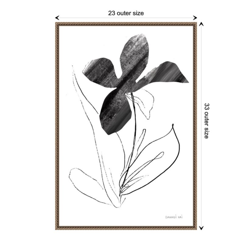 Paradise Plants II Framed Canvas Wall Art Print