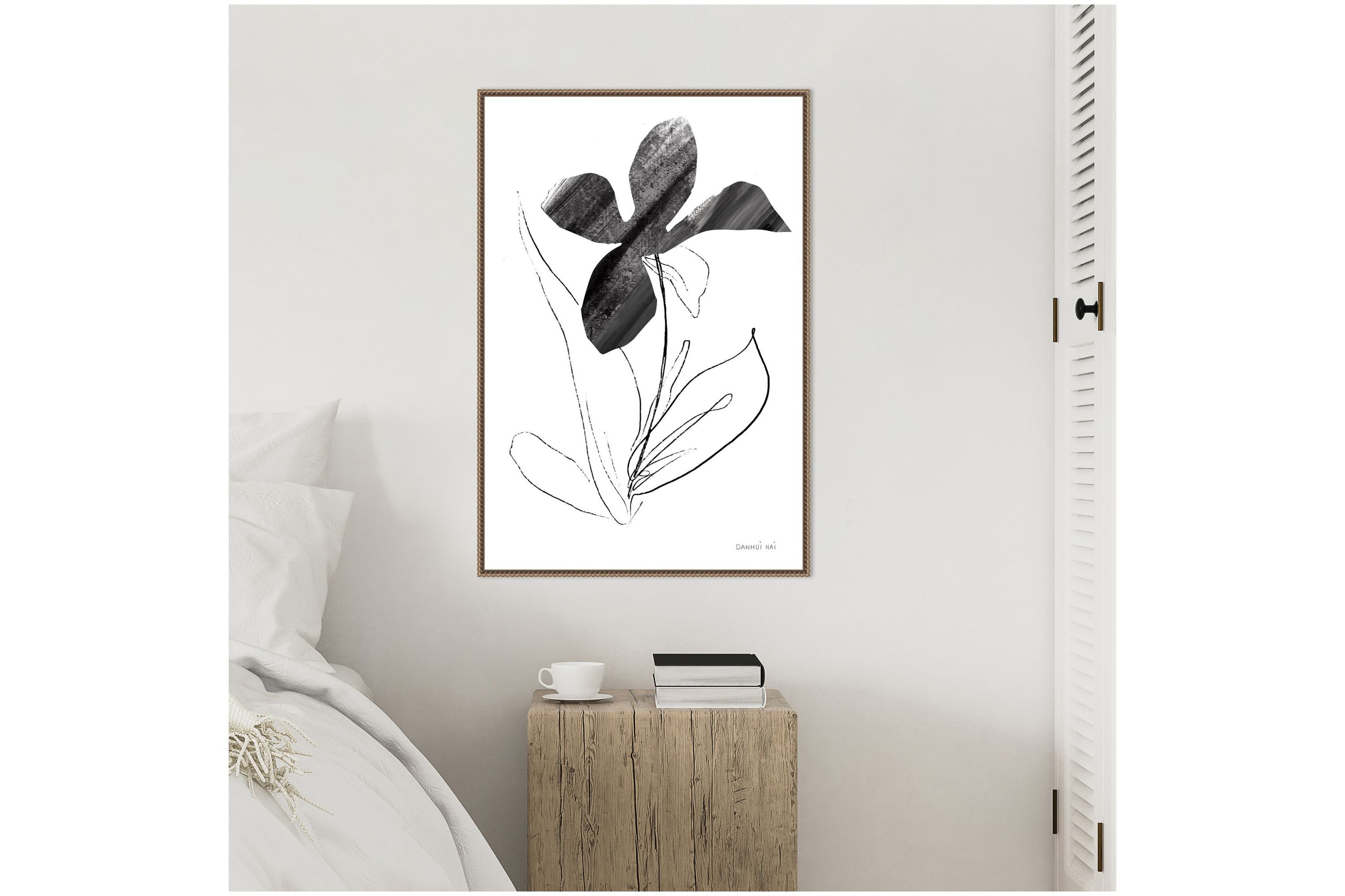 Paradise Plants II Framed Canvas Wall Art Print