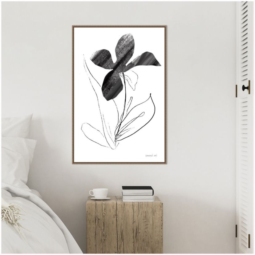 Paradise Plants II Framed Canvas Wall Art Print