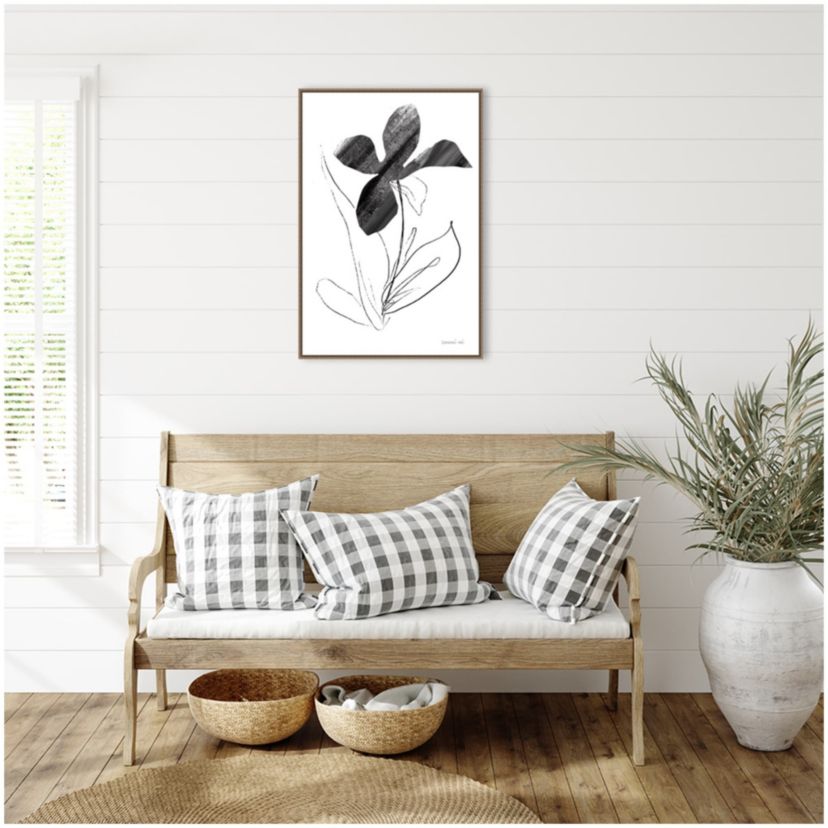 Paradise Plants II Framed Canvas Wall Art Print