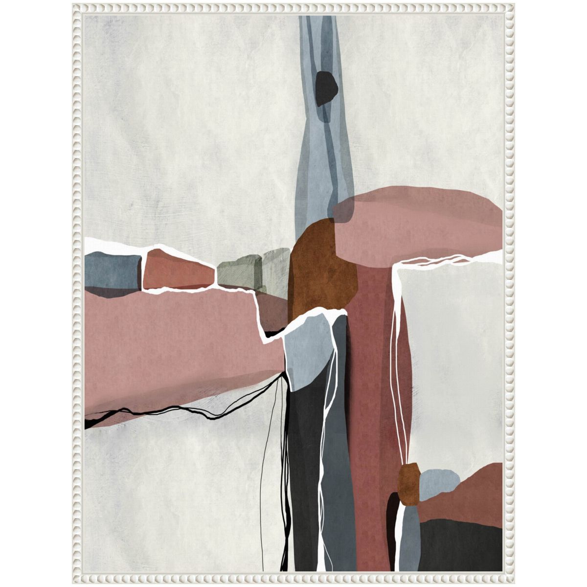 Moony Framed Canvas Wall Art Print