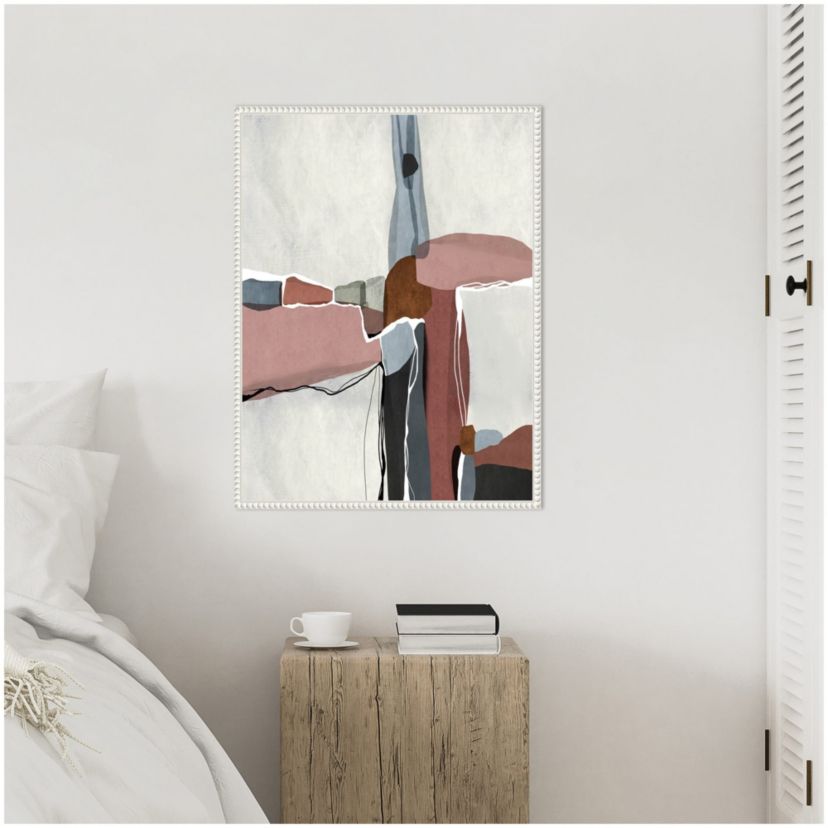 Moony Framed Canvas Wall Art Print