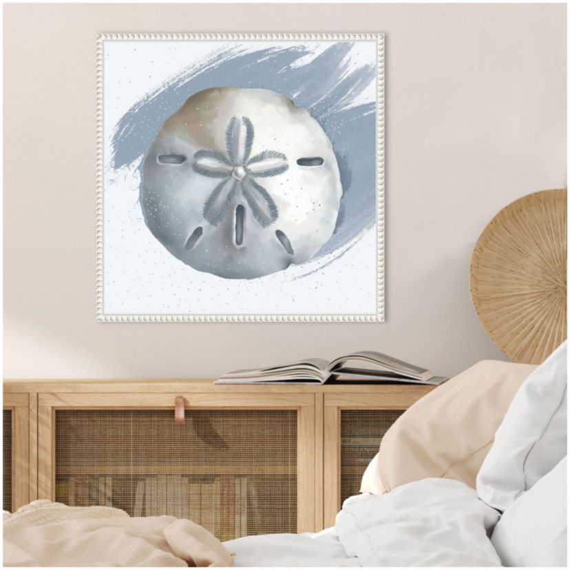 Sand Dollar Framed Canvas Wall Art Print