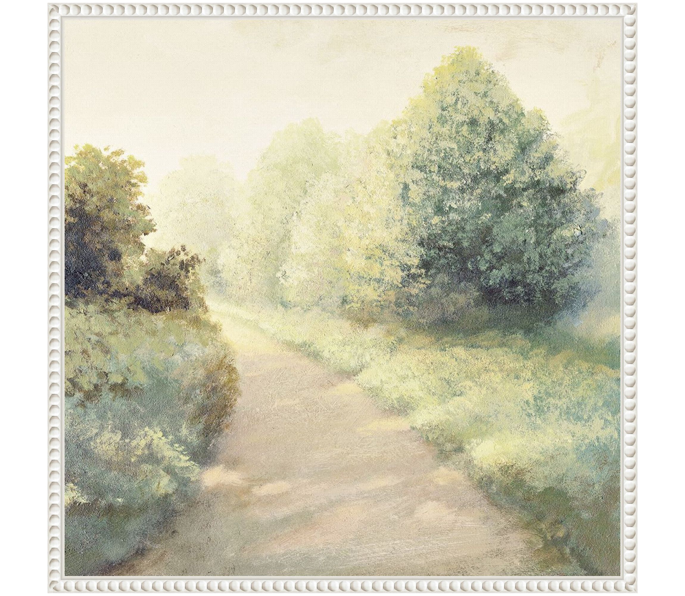 New Light Summer Road I Framed Canvas Wall Art Print