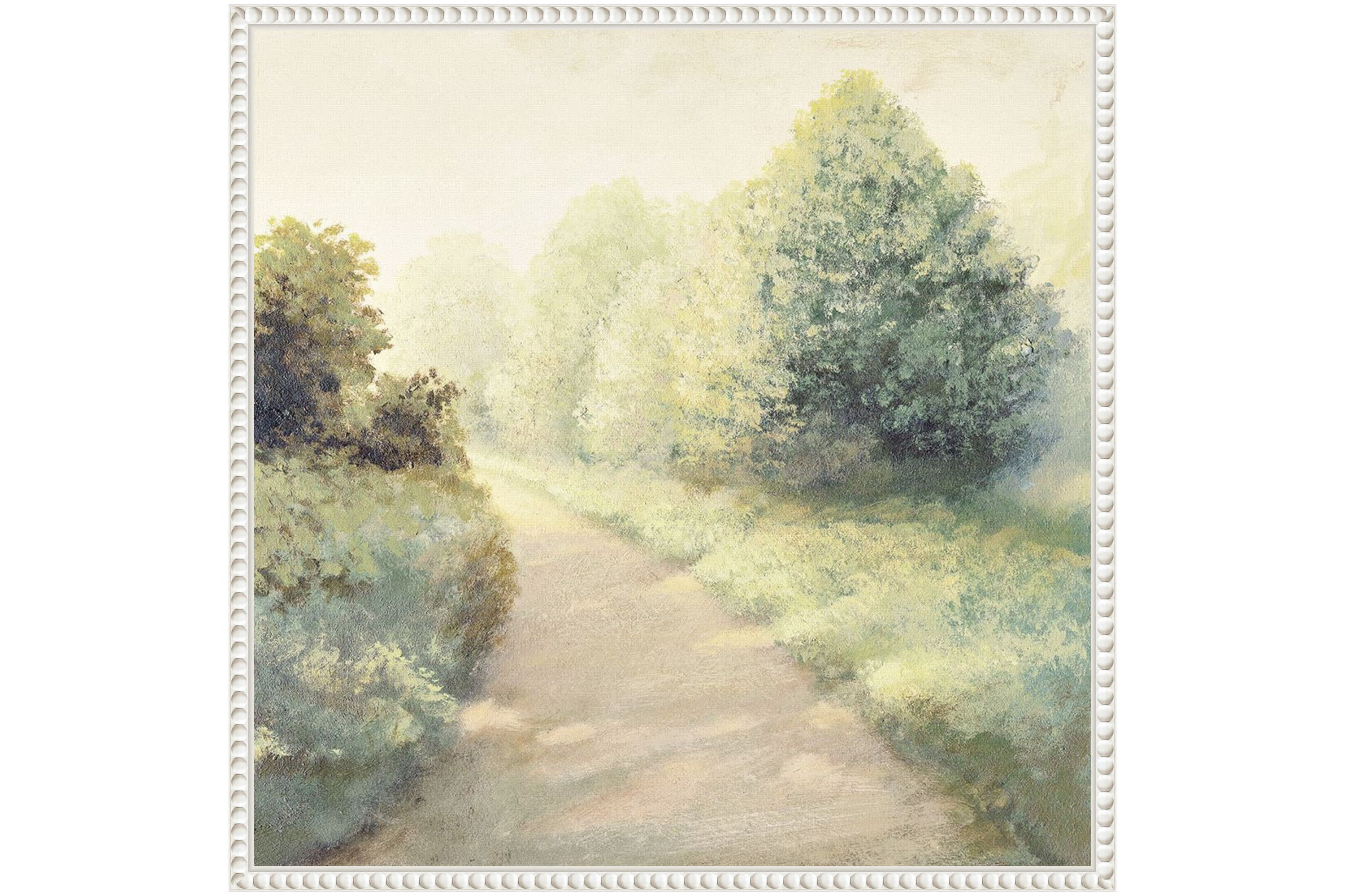New Light Summer Road I Framed Canvas Wall Art Print