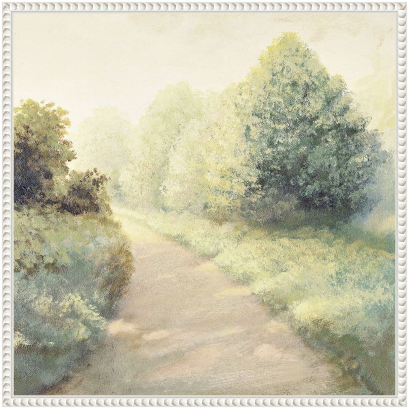 New Light Summer Road I Framed Canvas Wall Art Print