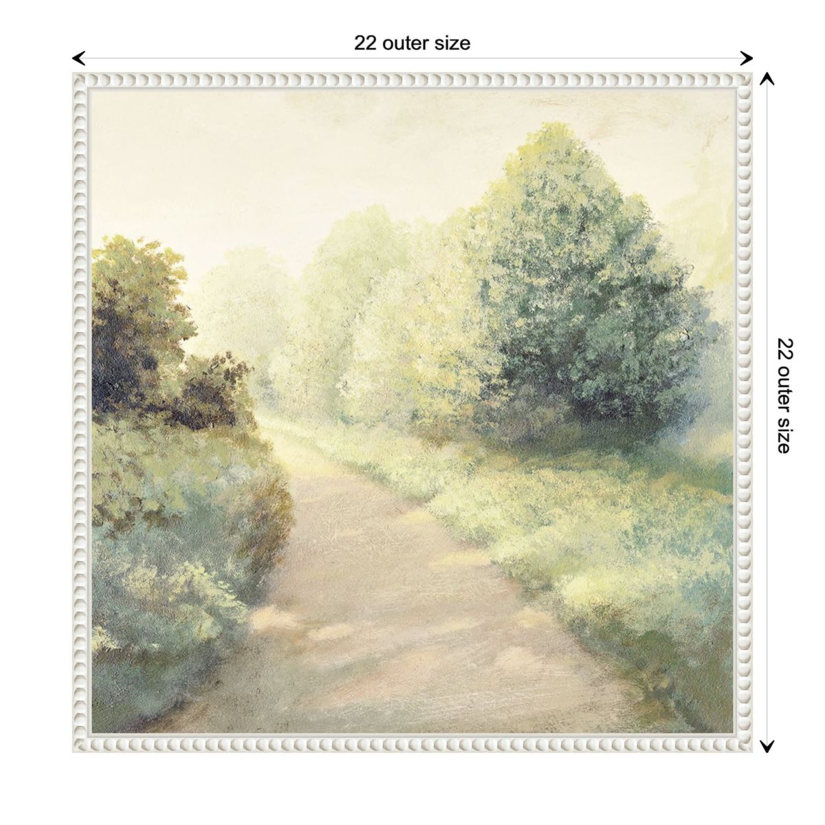 New Light Summer Road I Framed Canvas Wall Art Print