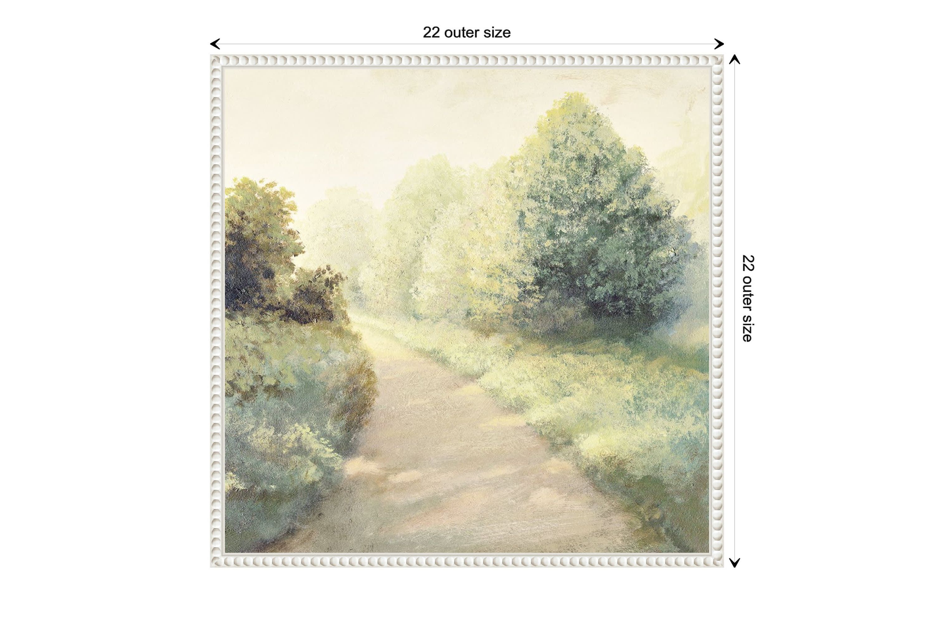 New Light Summer Road I Framed Canvas Wall Art Print