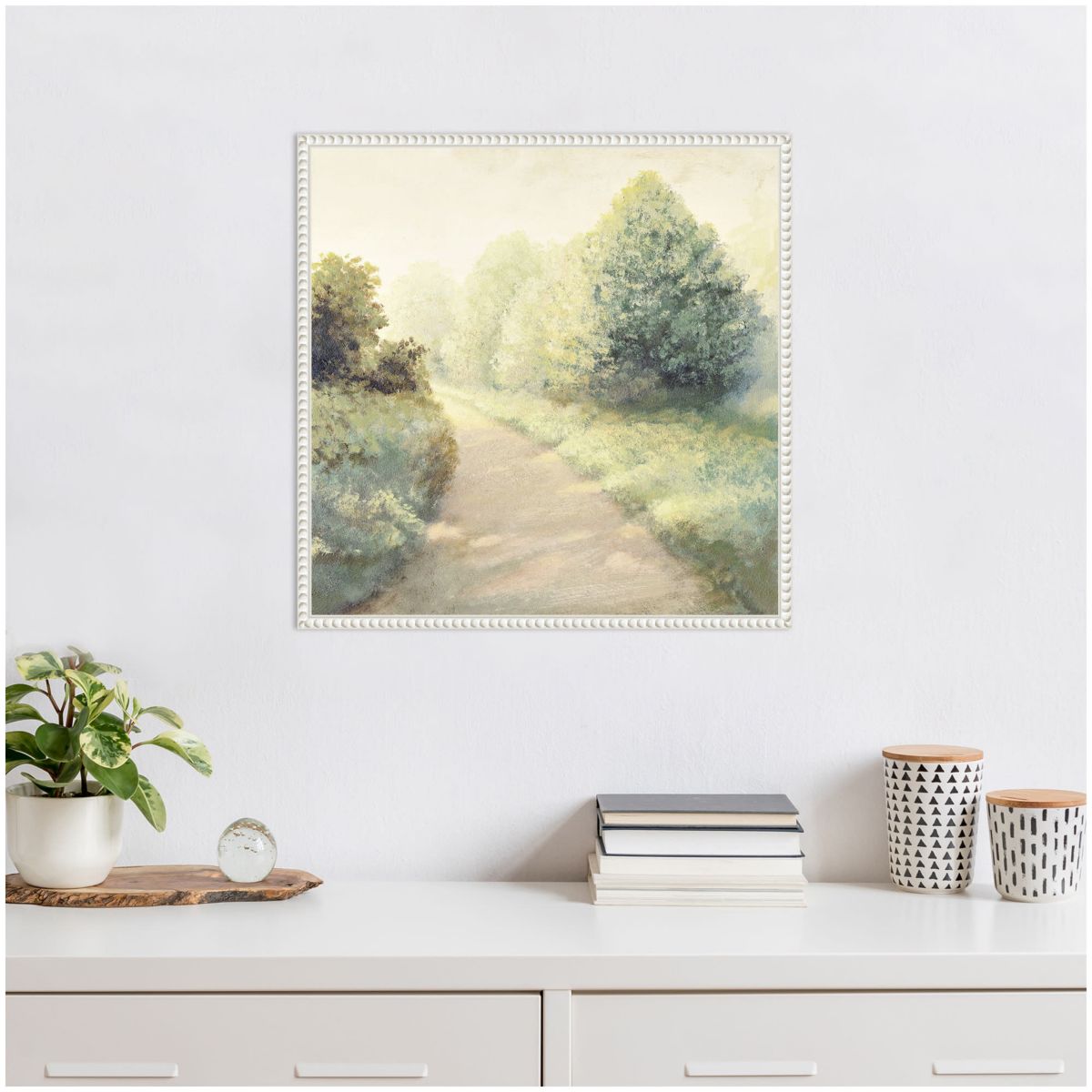 New Light Summer Road I Framed Canvas Wall Art Print