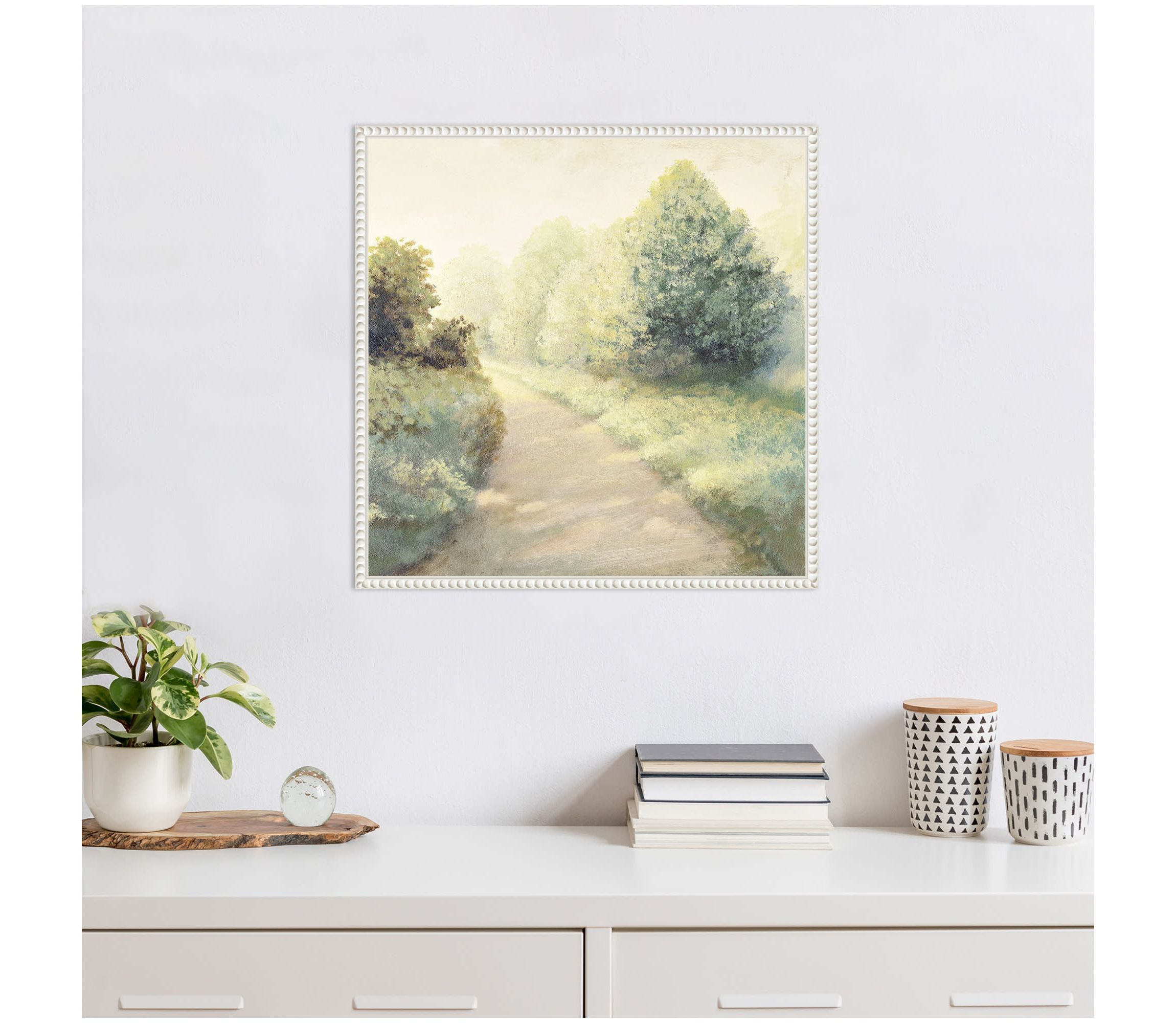 New Light Summer Road I Framed Canvas Wall Art Print